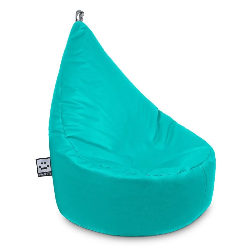 Puff Butaca Polipiel Turquesa HAPPERS - Cómodo, ligero y resistente. Make it Happers®