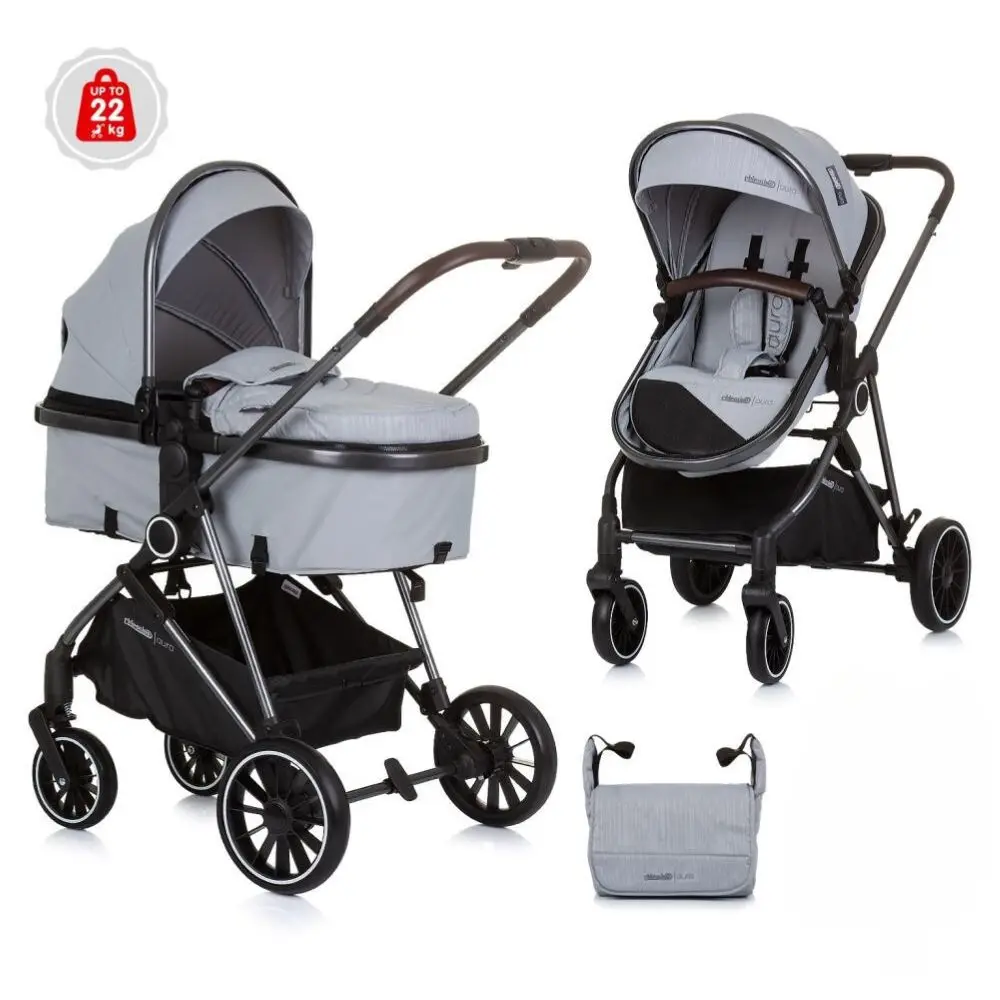 Chipolino Carrito de Bebé Duo Convertible AURA hasta 22 kg