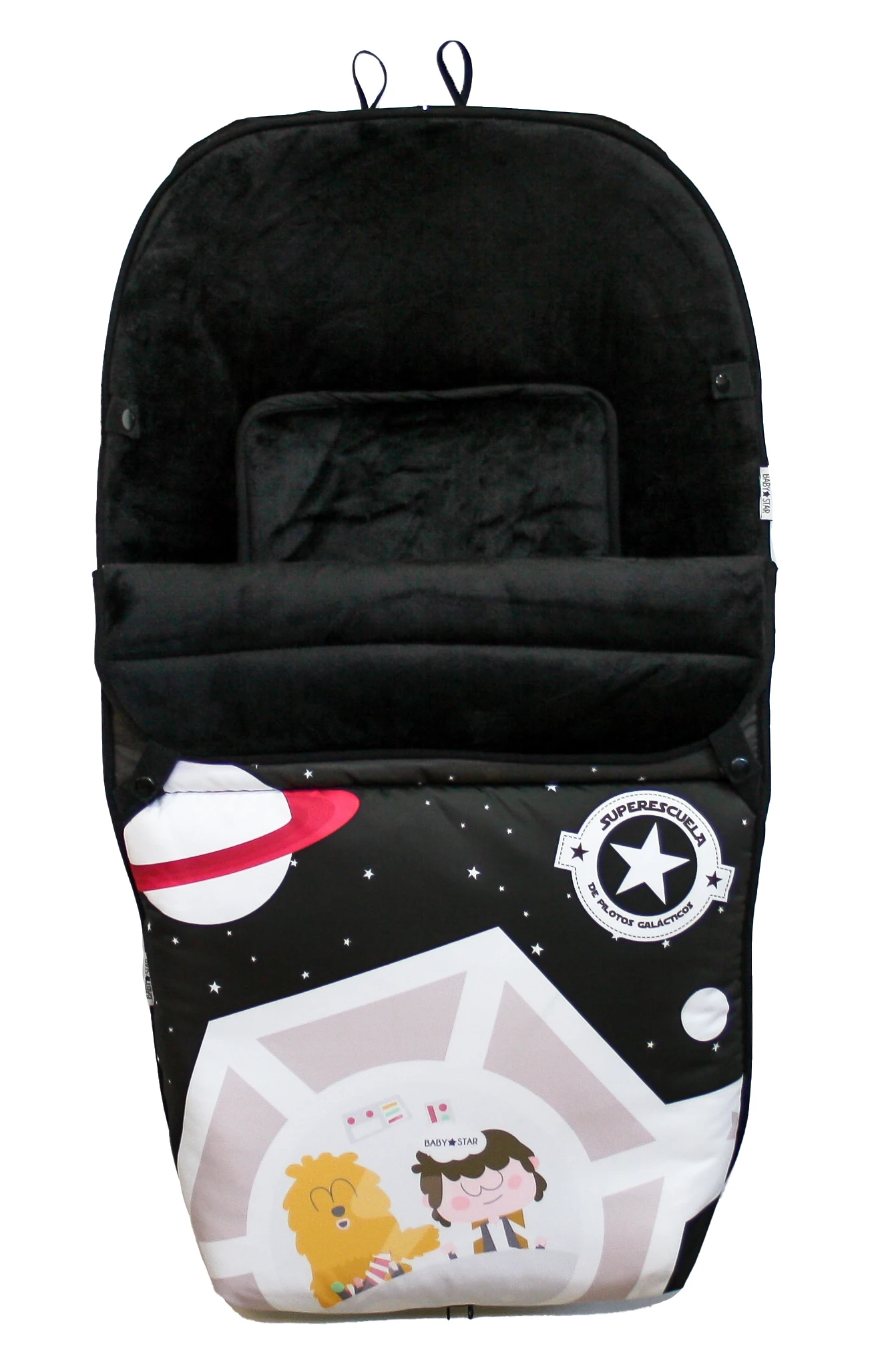 Universal stroller bag (10x49x97cm) with internal fleece fleece collection Galactic pilots