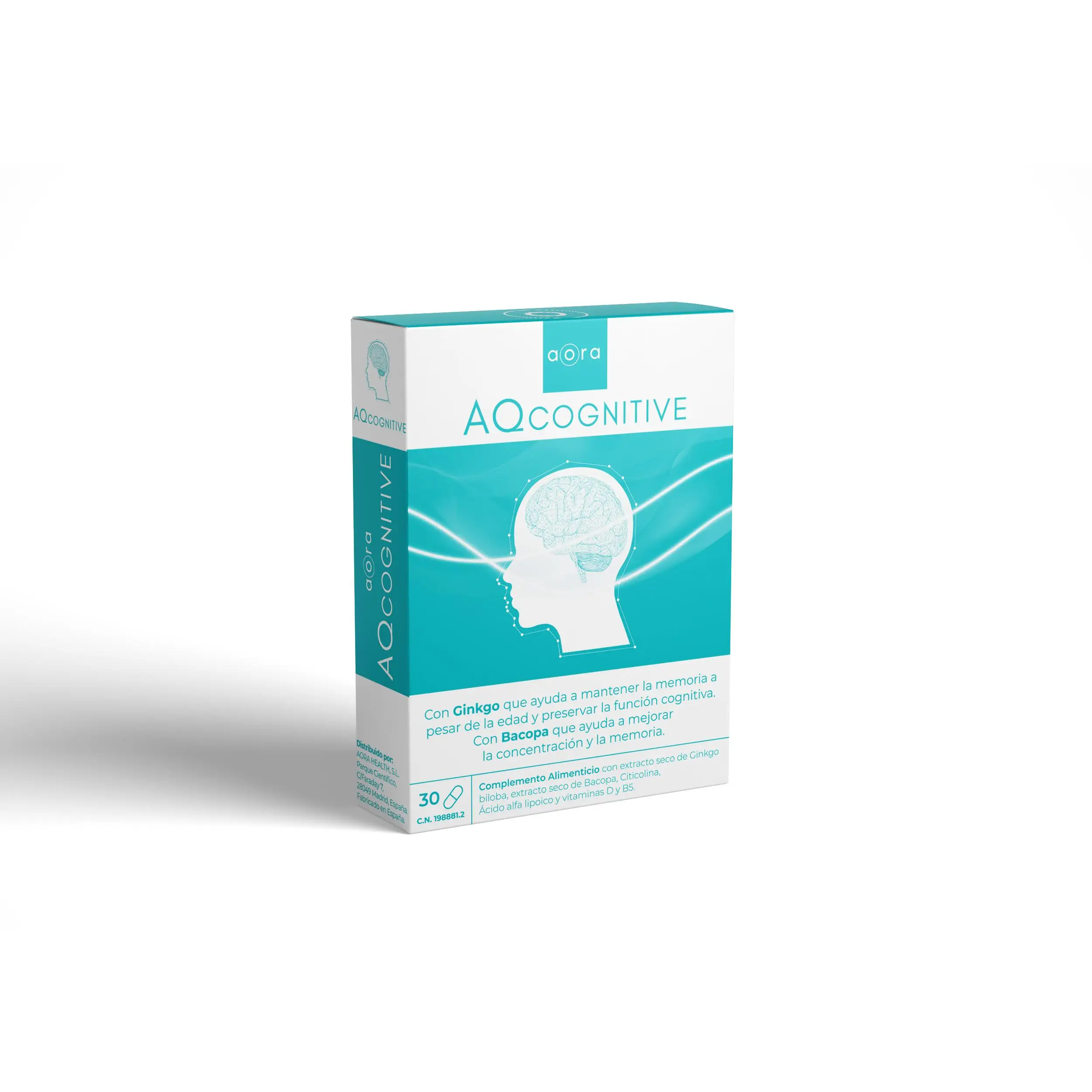 AORA AQCOGNITIVE: Vitaminas para la memoria.