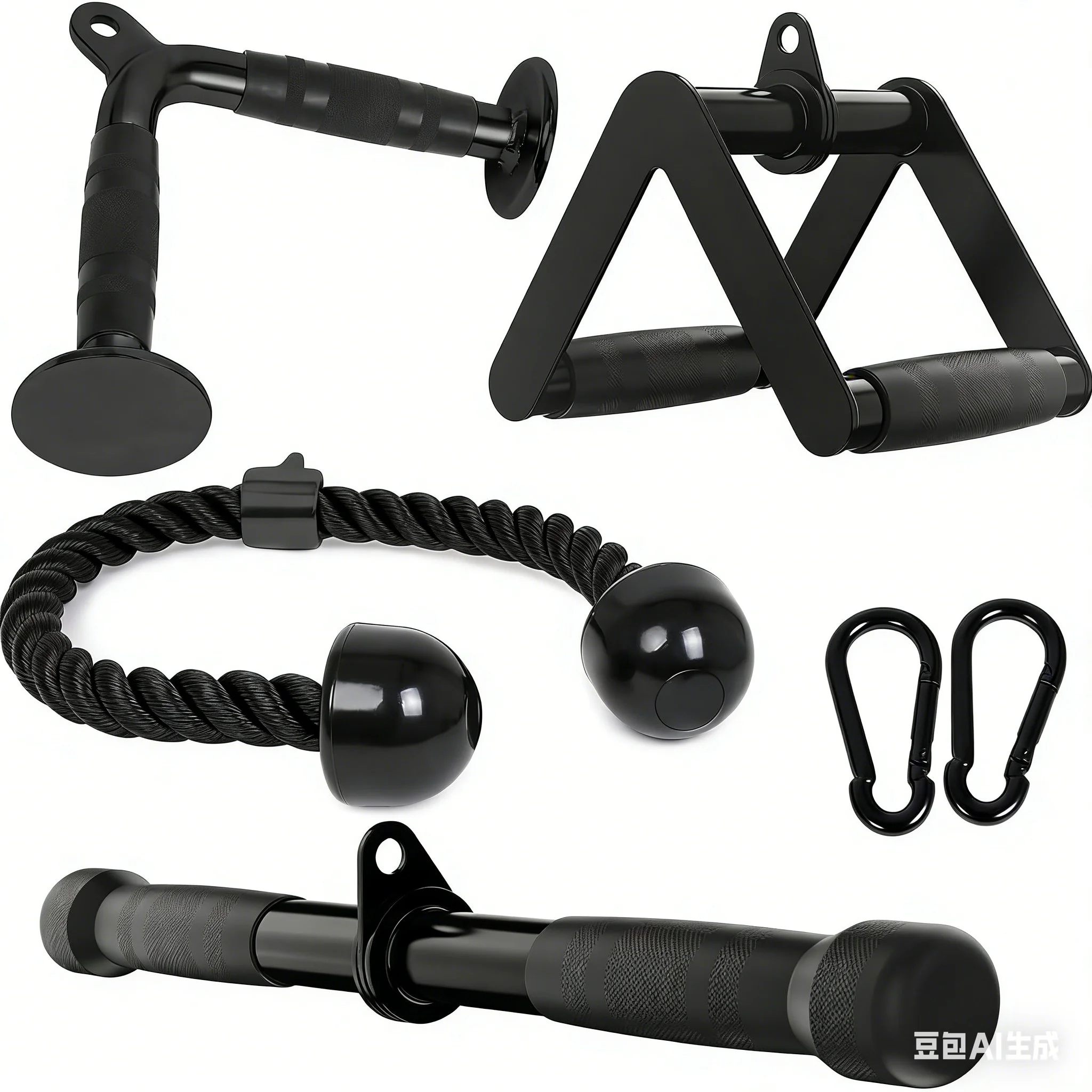 Accesorios para Barra Lateral, tríceps, Tirador de Cable, Accesorios para máquina de Pesas, Accesorios para máquina de… — oferta en AliExpress