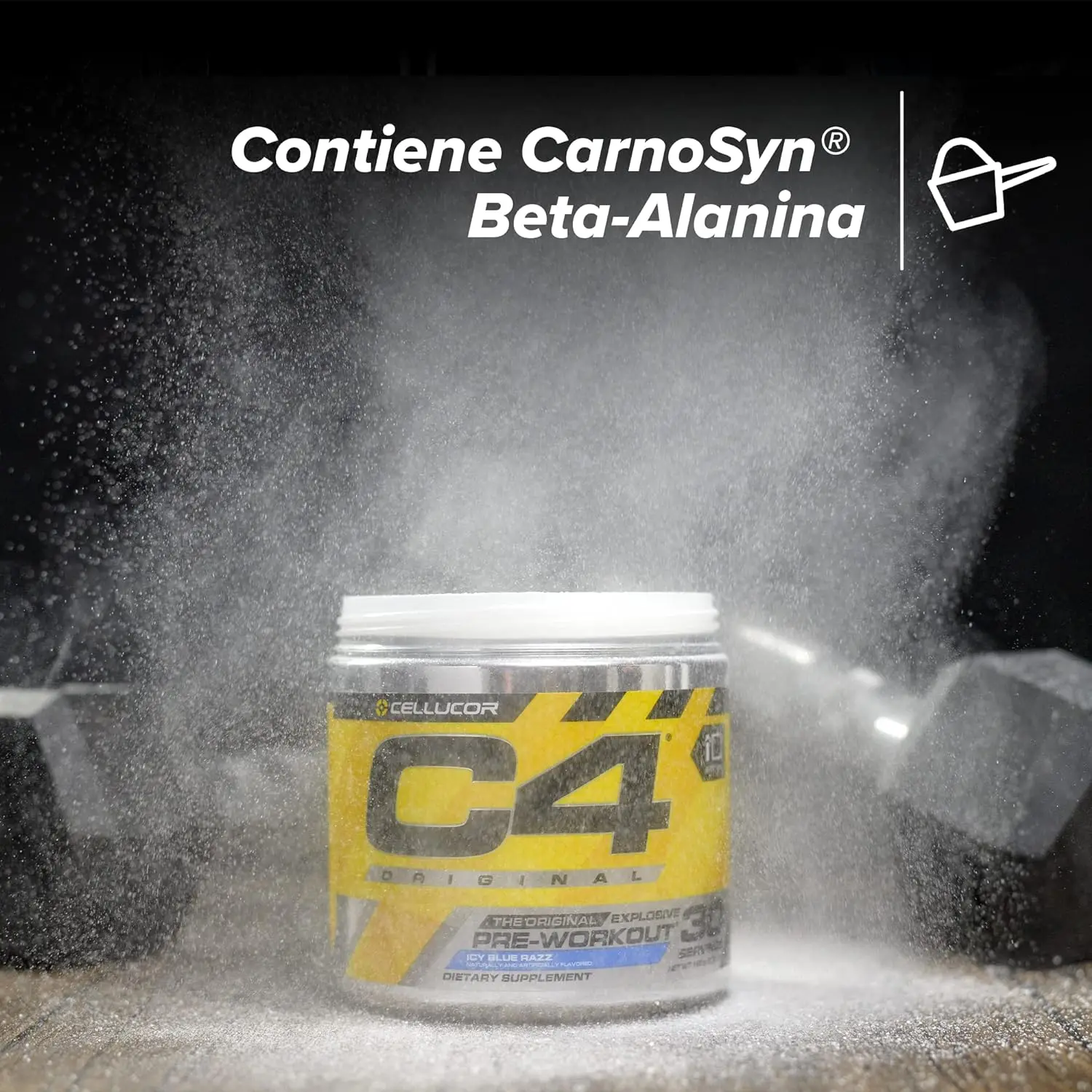 C4 original (195g-30 serving) *all flavors* - cellucor |   Pre-workout |   Complete formula |   Increases performance |   Energy #2