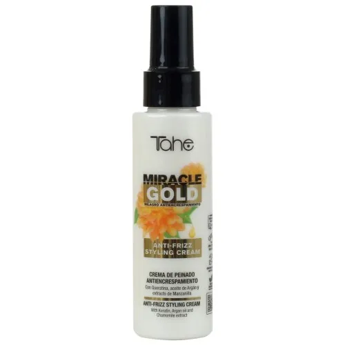 Tahe Miracle Gold Anti Frizz Crema De Secado Peinado 100 Ml