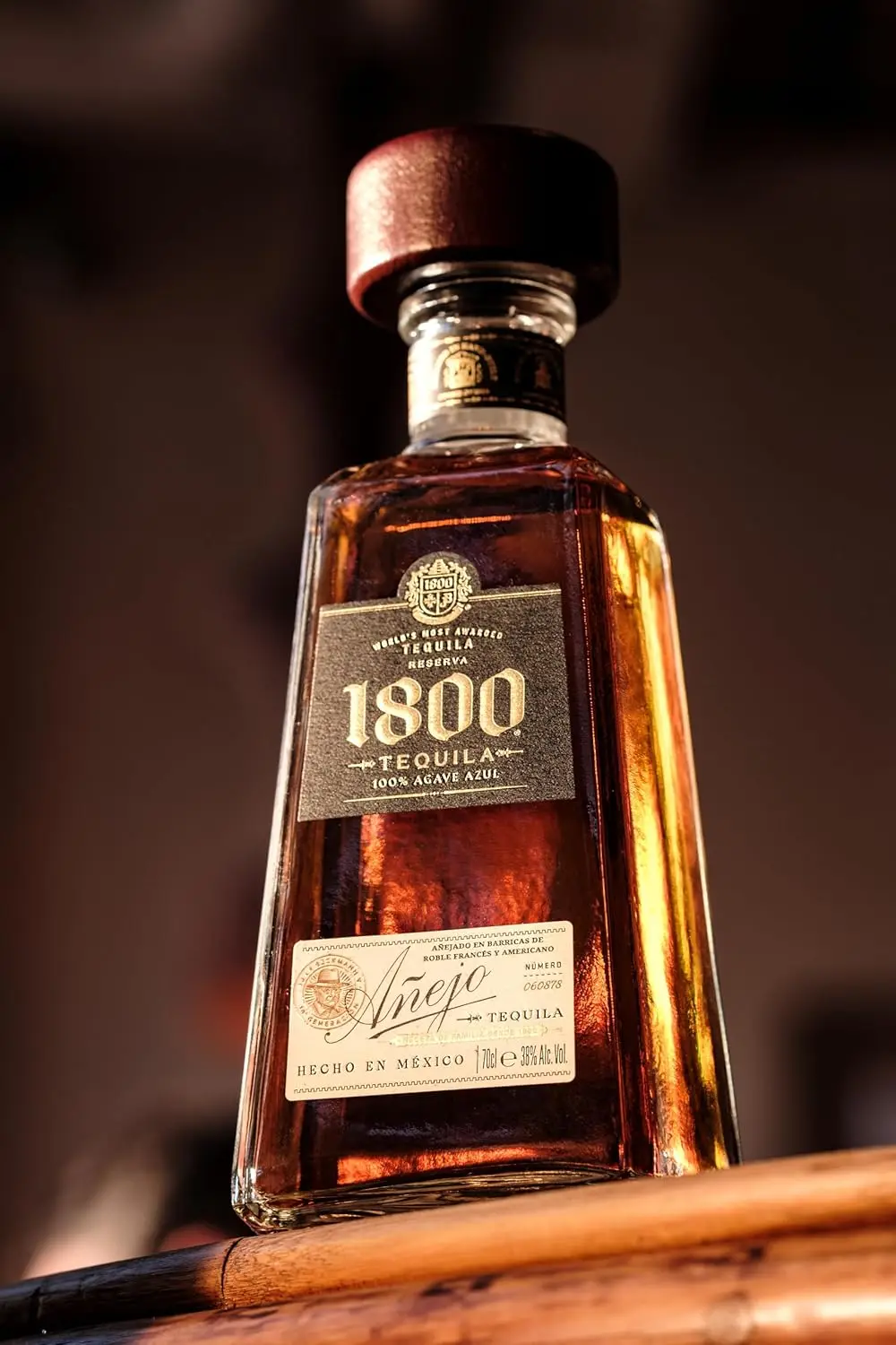 700ml Aged 1800 Tequila, 38 °-Premium Aged Tequila 100% Blue Aged-Authentic Traditional tequila