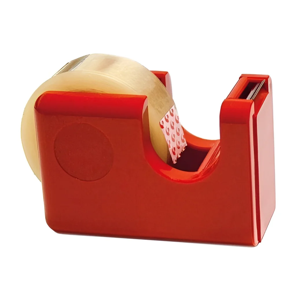 Fixo cinta adhesiva junior 19mmx33m + portarrollos dispensador caramelo