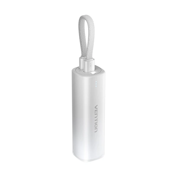 Vention powerbank 5000mah - usb-c, lightning - carga rapida 20w - color gris