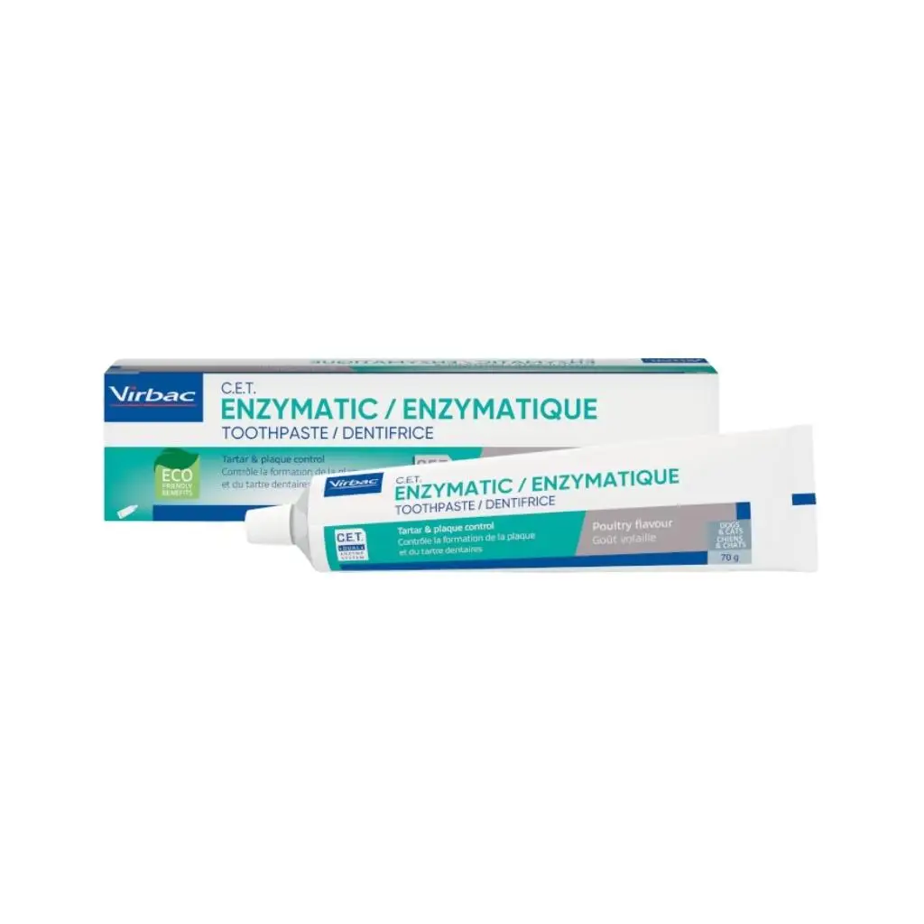 VIRBAC - C.E.T (70 gr) - Pasta Dentífrica Enzimática para Perros y Gatos