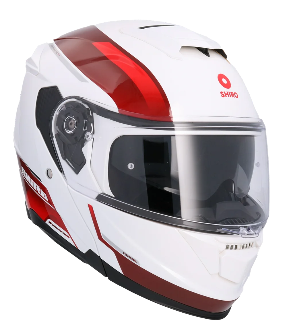 MODULAR helmet SHIRO DISCOVER ROYAL red
