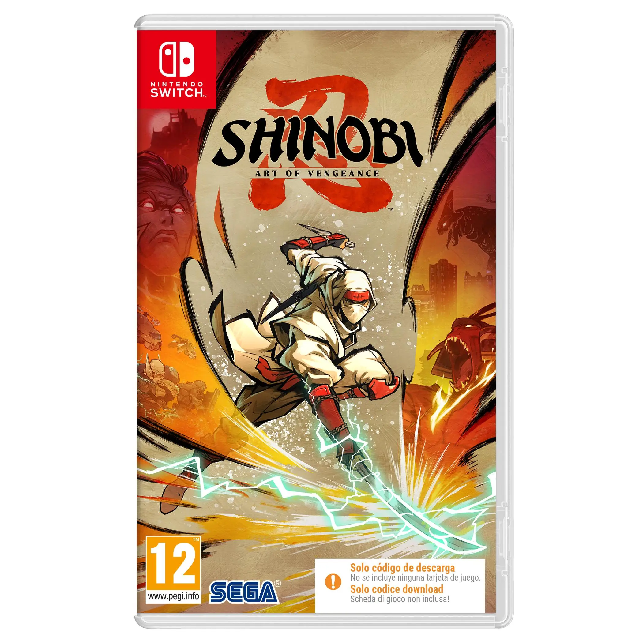 Shinobi Art of Vengeance (Codigo en Caja) - Nintendo Switch - Nuevo precintado - PAL España