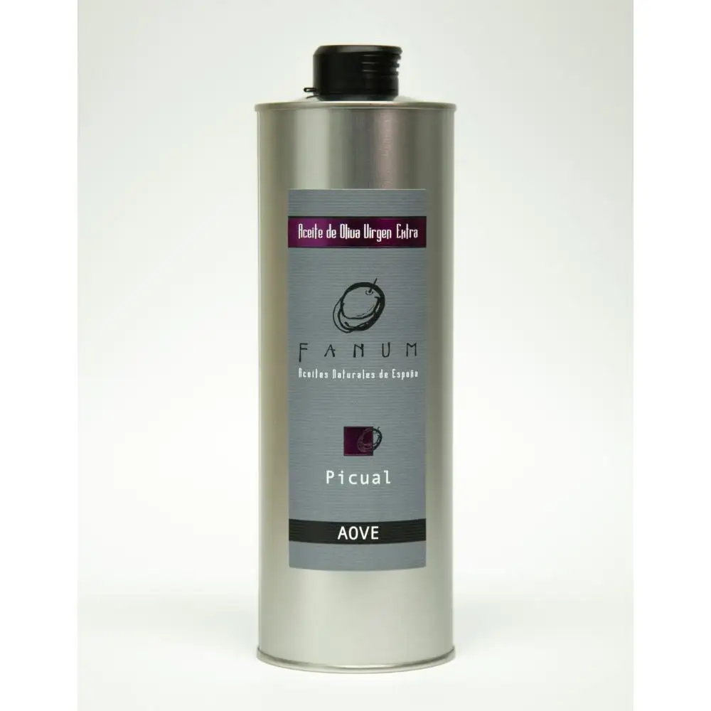 Aceite de Oliva Virgen Extra FANUM - Lata 1L - Picual - Alta Calidad