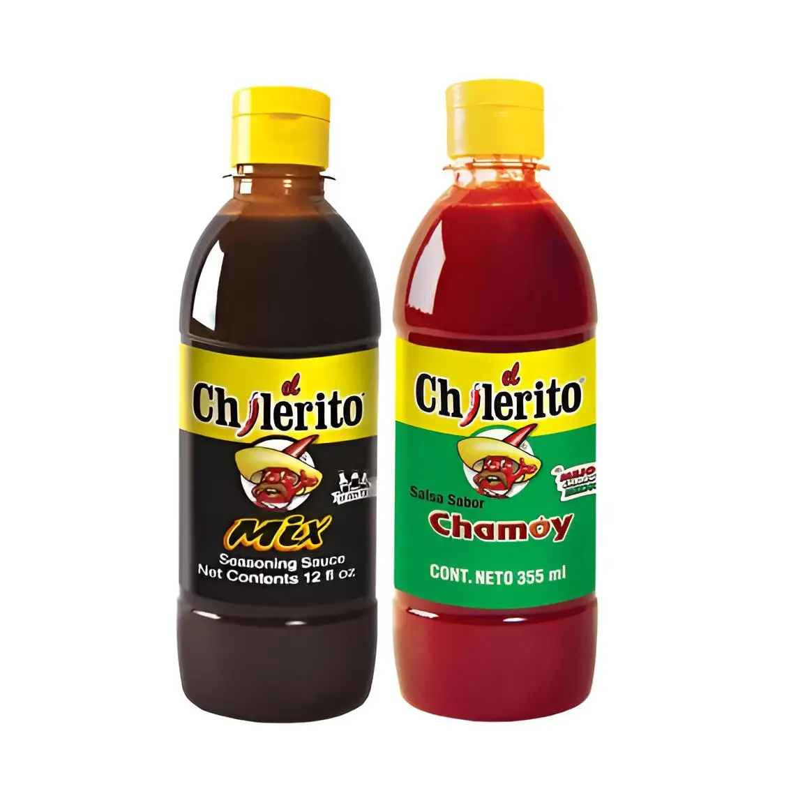Combo Chilerito Salsa Chamoy 12oz- Salsa Mix 12 oz- Autentico Méxicano