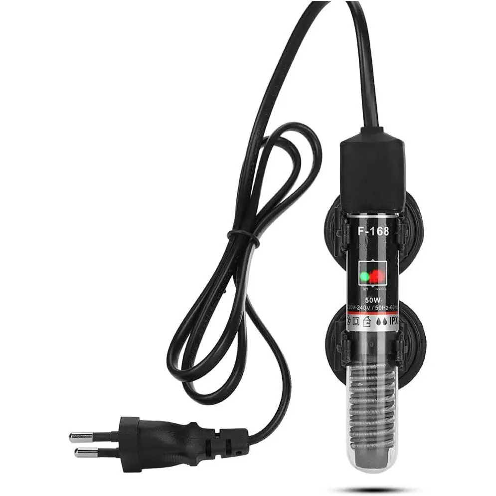 Ninguno Calentador Sumergible Automático 26 ℃ | Termostato De Temperatura Constante | 50 W Varilla De Calentamiento De Acuario | Tanque De Peces Kit De Acuario De Agua