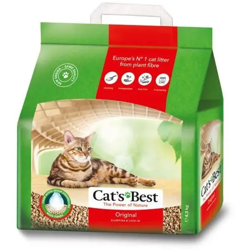 Cat's Best Arena Aglomerante Original para Gatos (Gatos , Peluquería e higiene , Arenas) - 8.6 KG