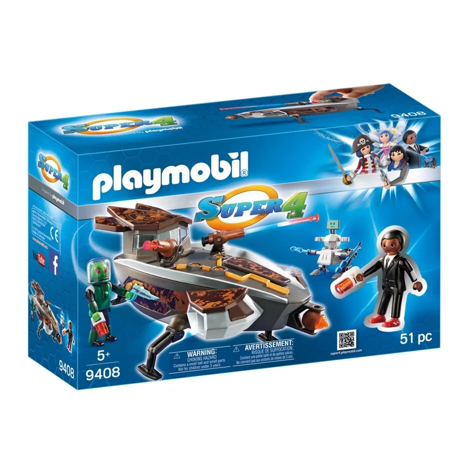 PLAYMOBIL ® GENE Y SYKRONIAN CON NAVE, 9408, TIENDA CON LICENCIA OFICIAL, PRODUCTO CON LICENCIA OFICIAL, ENVIO 24-48 HORAS PENÍNSULA, PIEZAS, CLICKS, COLECCIONABLES,  JUGUETES, FIGURA, MUÑECO,