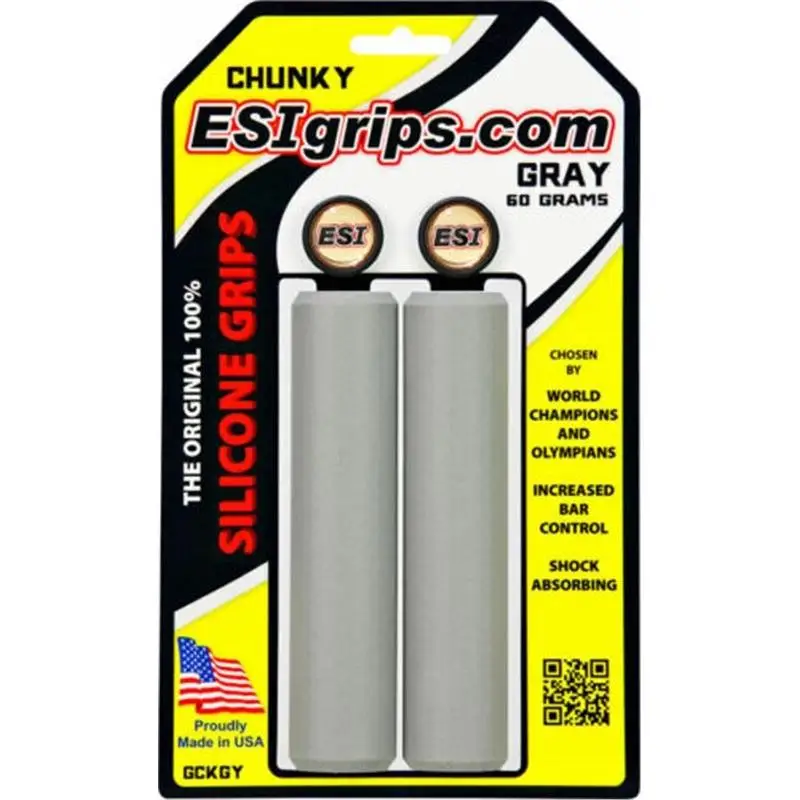 EsiGrips Puños Chunky Gris EsiGrips Puños Chunky Gris ESIGRIPS de ciclismo para bicicleta