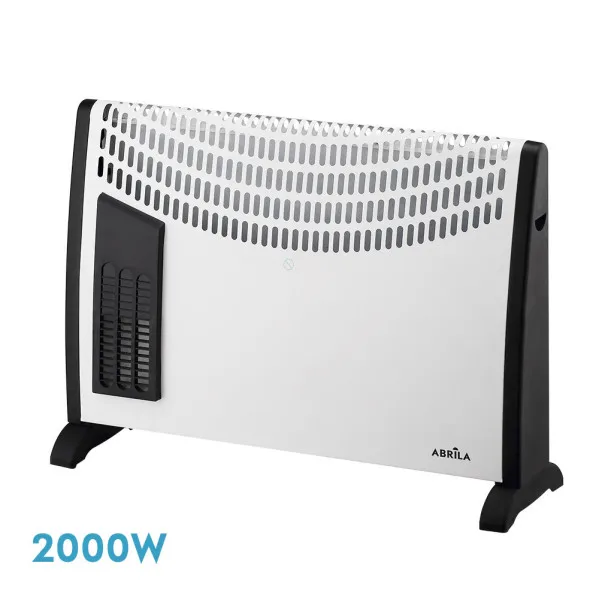 Convector falla 2000w blanco 3 potencias funcion turbo protección sobrecalefacción, asa, termost.reg.48x68,5x20cm