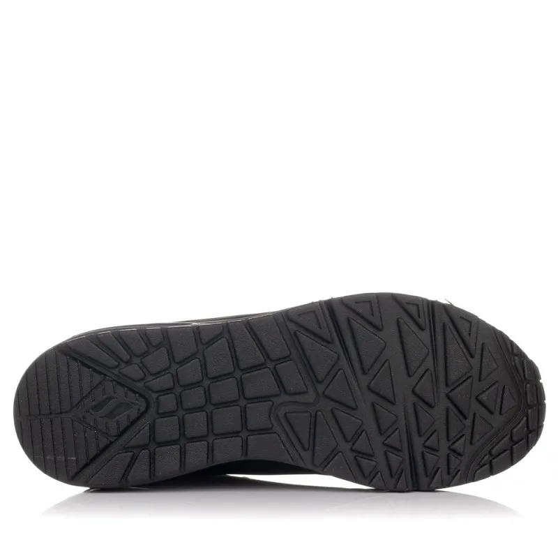 Skechers uno women's sneakers black-black