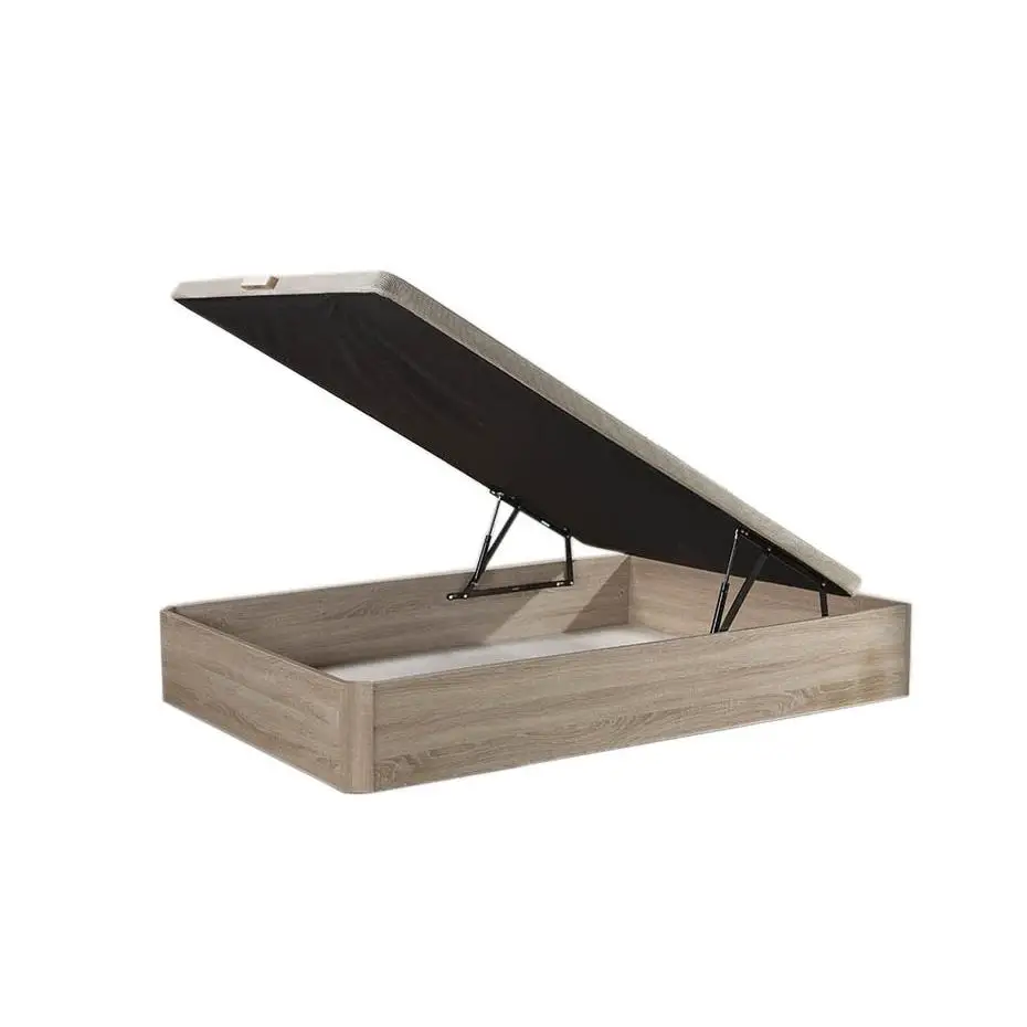 Canapé abatible  tapa tapizada 3D madera 25 CAMBRIA 90X190cm ATENAS