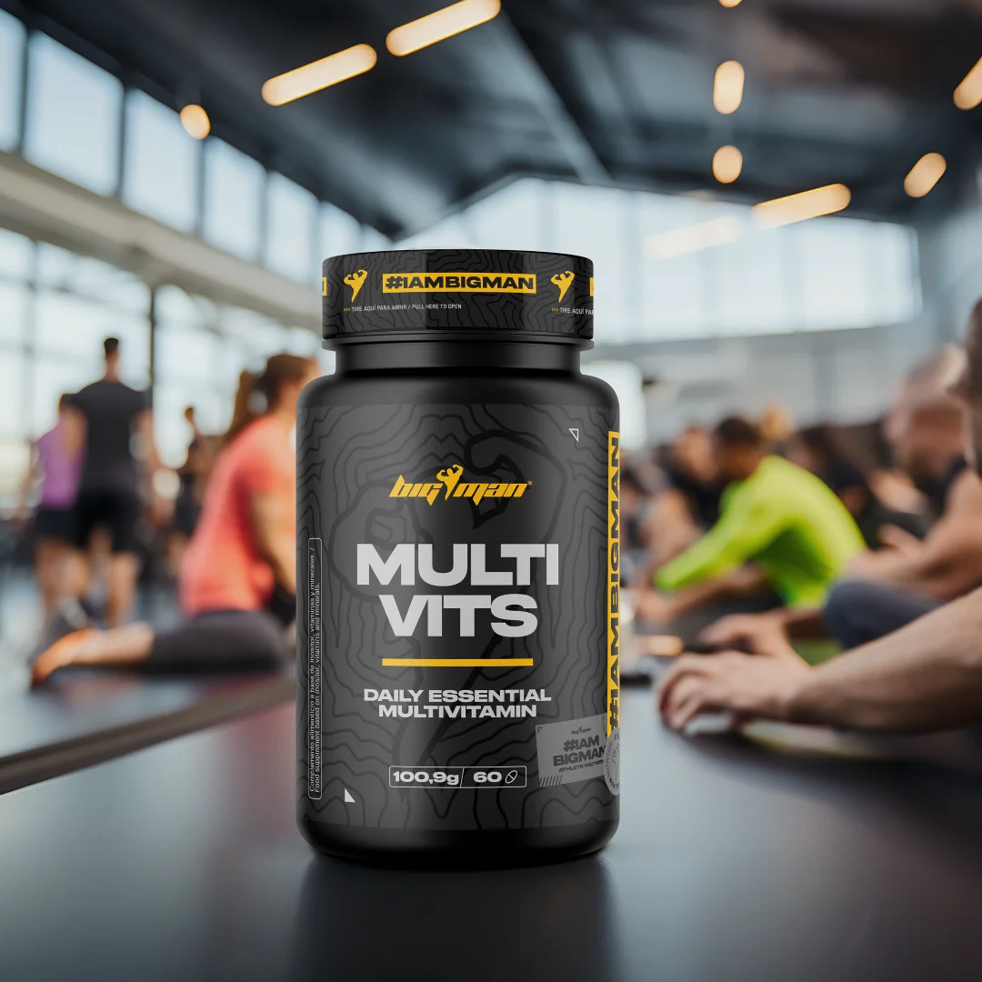 Bigman multi vits 60 caps multivitamin complex for women and men vegetarian athletes recover from your workouts
