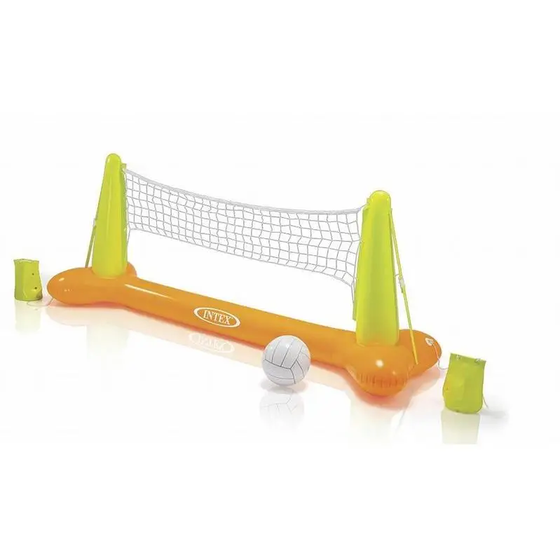 Color Baby Juego de Voley para Piscina Hinchable con Red y Balón