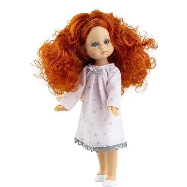Doll Paula 21 cm, Paola Reina - High-quality metal doll for children, CE certified, perfect for imaginative play with doll clothes and accessories.