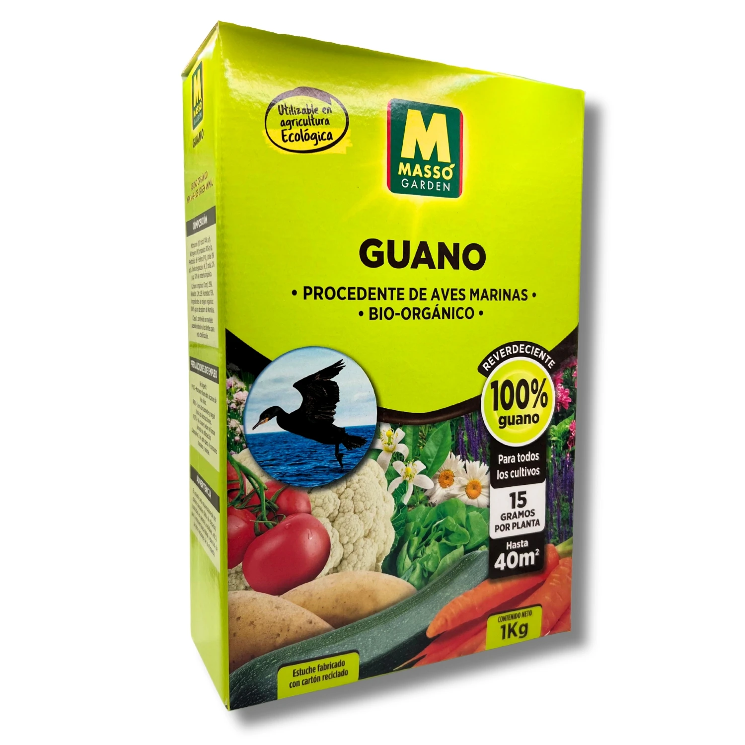 Guano 1Kg – Fertilizante 100% Natural Rico en Nitrógeno, Fósforo y Potasio | Nexum+Market