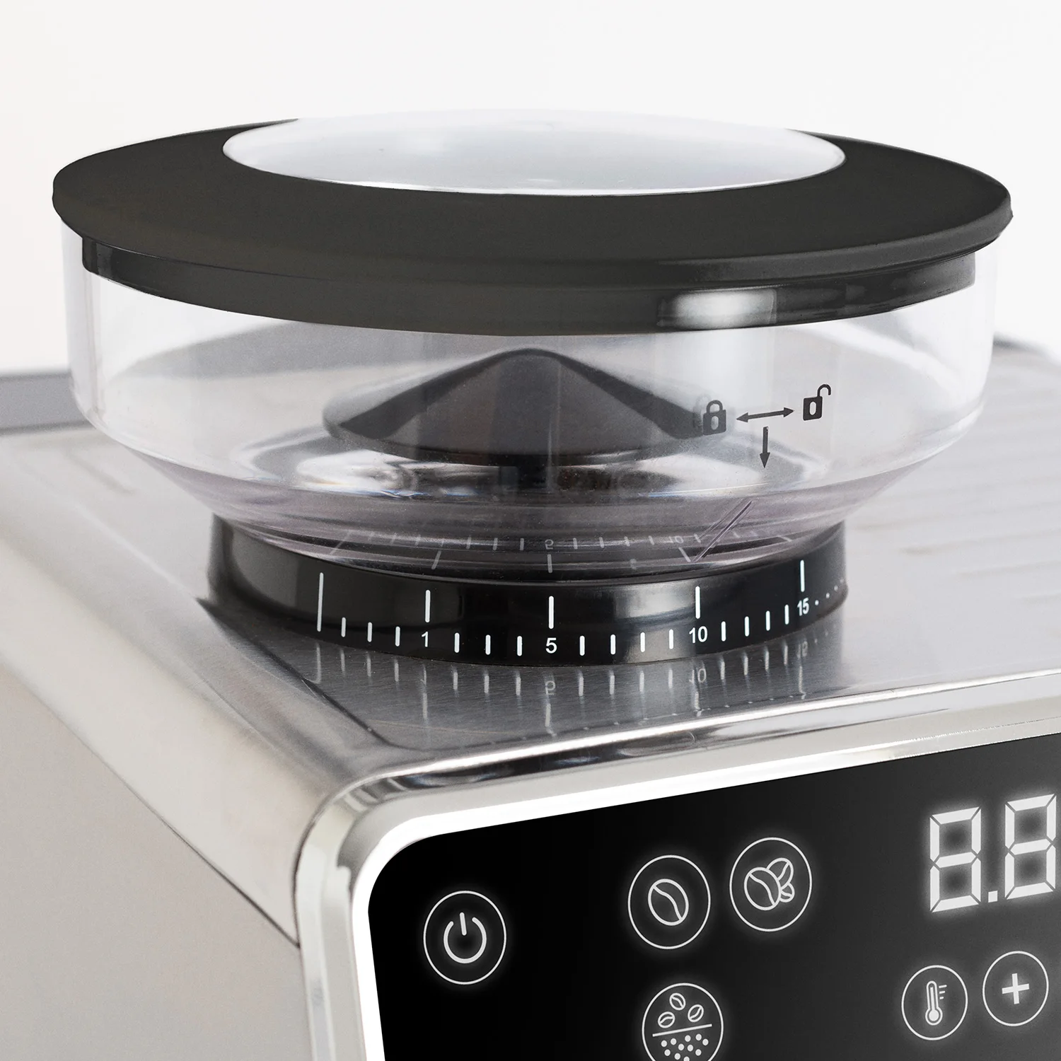 Create - semi-automatic express coffee maker with touch screen - thera advance touch