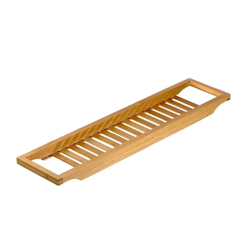 STARLEY-Bandeja de bambú para la bañera,Estante de la Bañera,accesorios de herramientas para bañera,