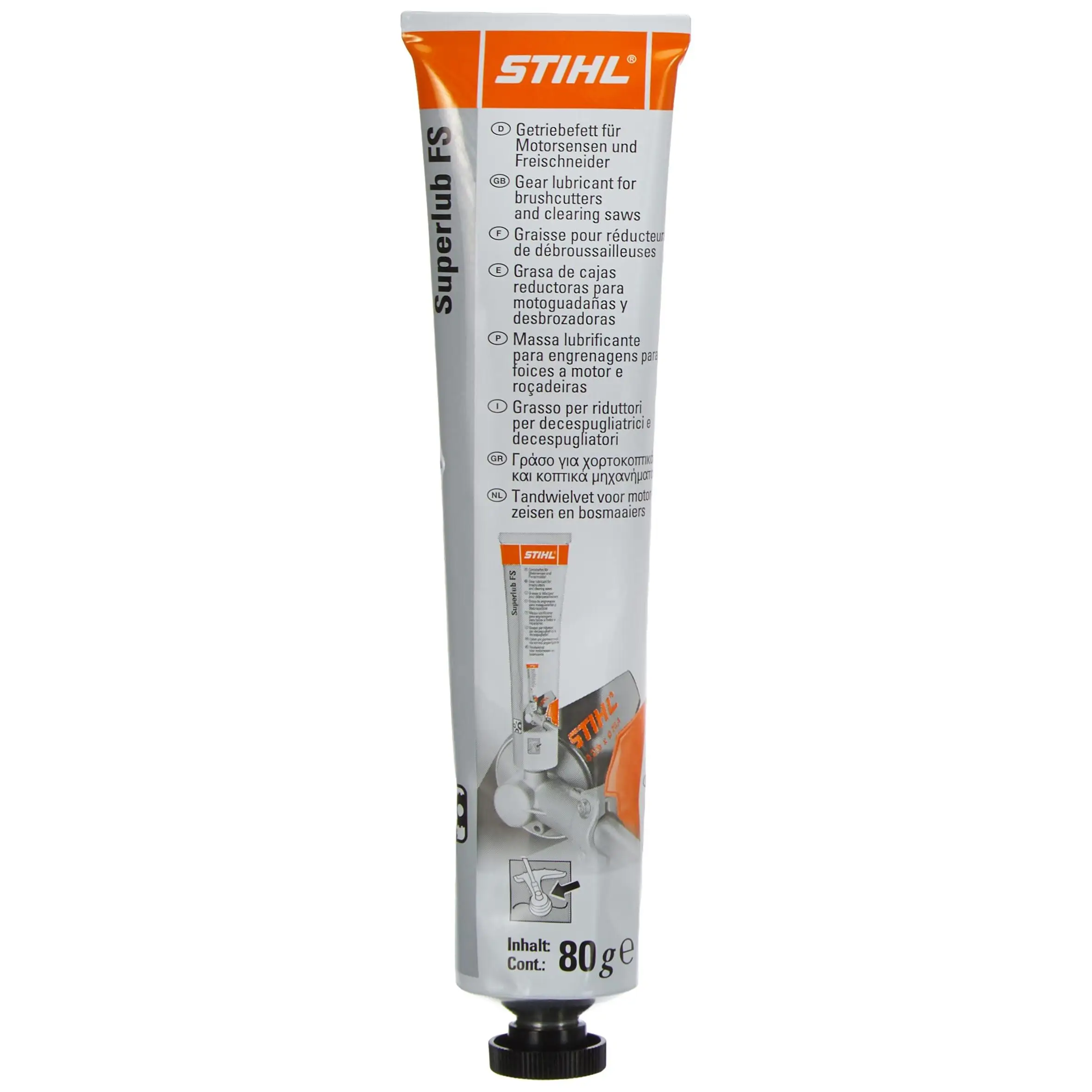 Stihl - Lubricante de engranajes resistente para desbrozadoras y sierras tubo de 80 g 0781 120 1117