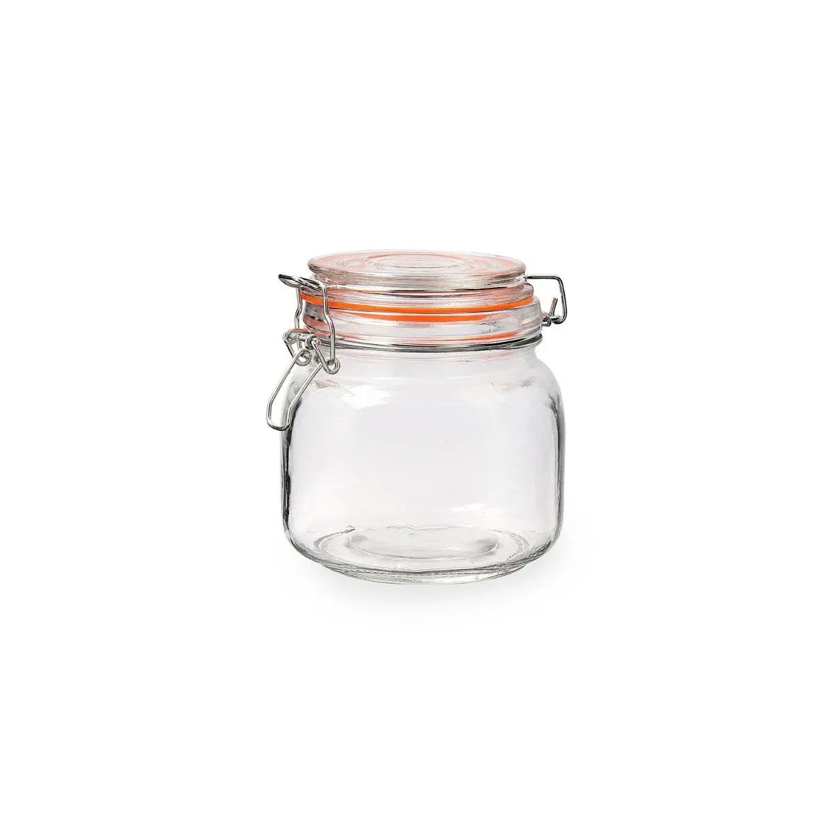 QUID NEW CANETTE airtight jar glass 0.7L transparent Tape clasp canned recyclable eco-friendly toilet 100%