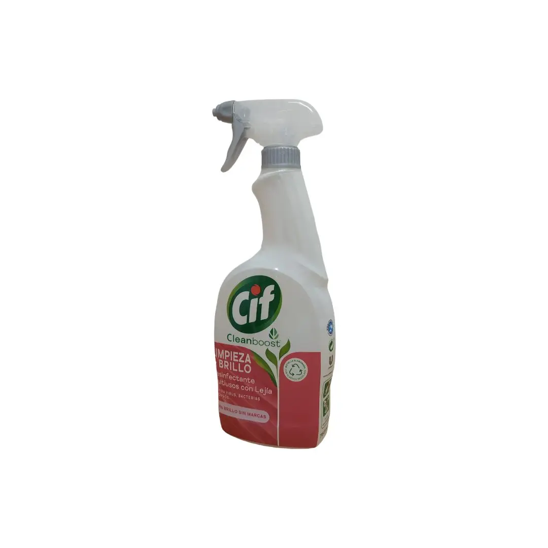 CIF- Limpiador Multiusos Práctico con Lejías para Limpieza y Brillo - Pistola - 750ml