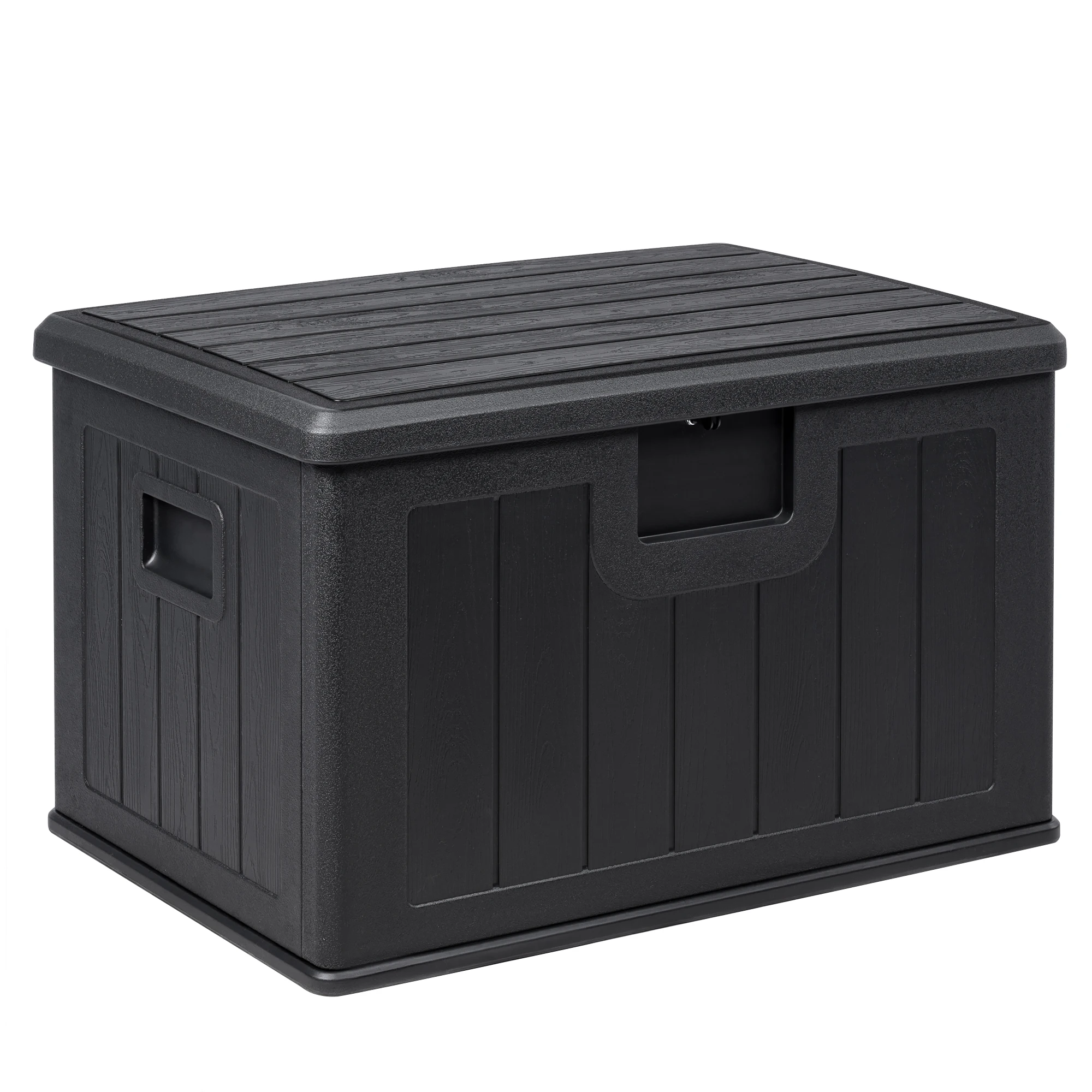 T-LoVendo Baúl exterior almacenaje de resina impermeable mul