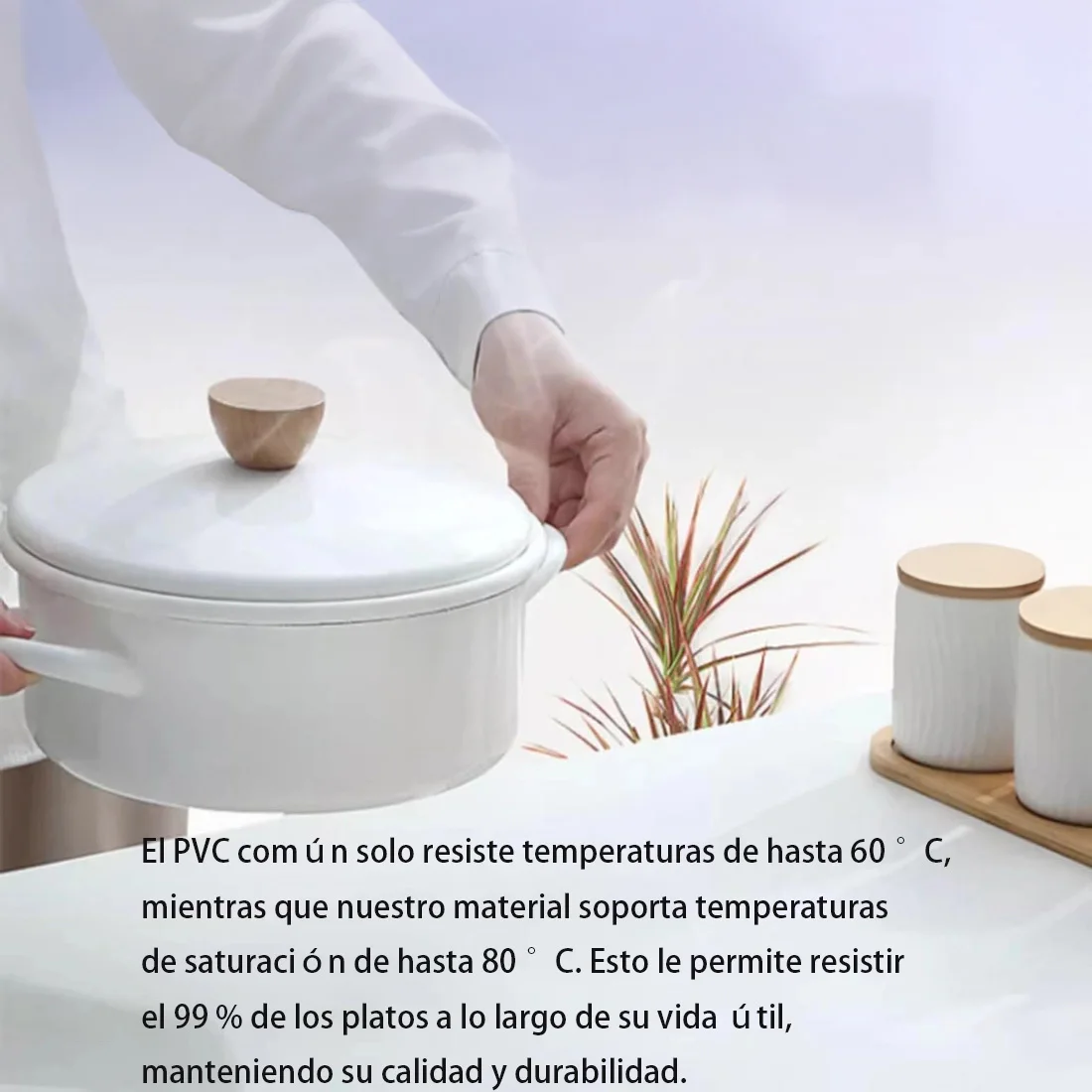 Transparent PVC Tablecloth PANDAHOME - Waterproof, Stain-Resistant, Durable Rectangular Table Protector for Home and Kitchen, Ideal for Parties and Easy Cleaning #4