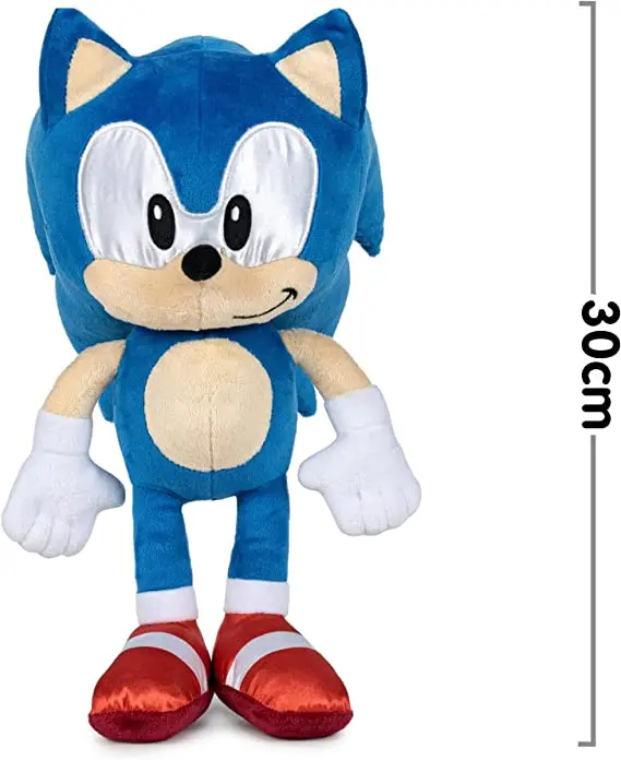 Famous Softies 30 centimeter soft soft soft fluffy blue hedgehog classic video game famous 760021143