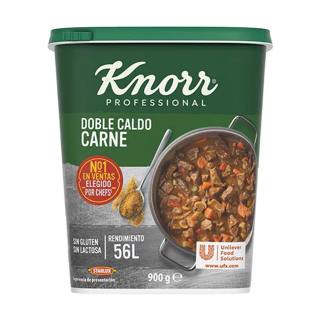 Double knorr dehydrated meat broth
