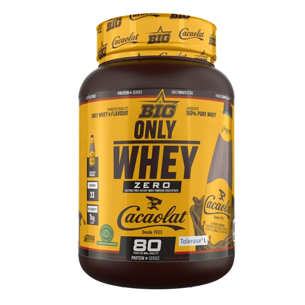 BIG Proteína Only Whey Zero Cacaolat sabor original - Proteína de alta calidad certificada