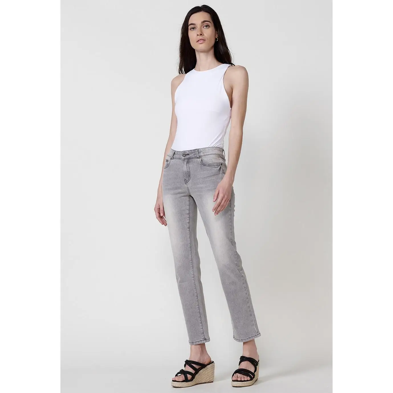 Koroshi Pantalón Mujer denim recto – Koroshi 2512PT19