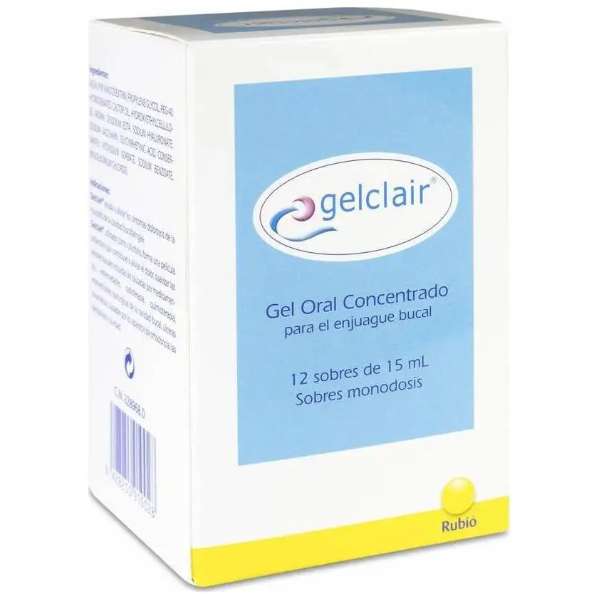 Gelclair Gel 12 sachets 15Ml.