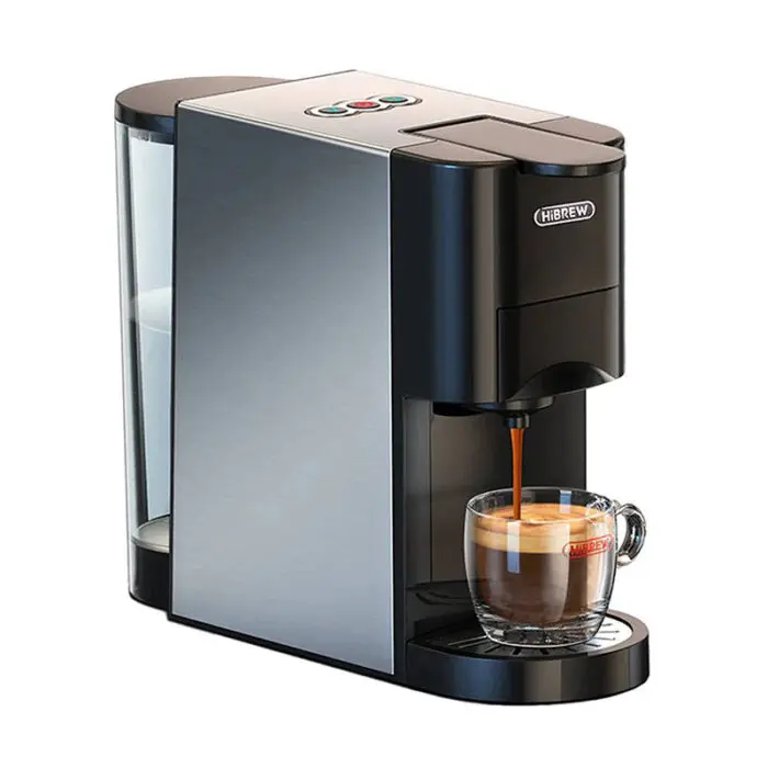 MáQuina Cafetera CáPsulas 4 En 1 Hibrew H3a, Cafetera Express 19 Bares, Modo FríO/Caliente, Tanque