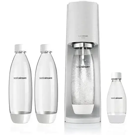 Unknown Sodastream Terra Megapack-water Gas for turning water into sparkling water, including co2 cylinder, 2 1 liter bottles, 1 half liter bottle, 28,8x19,5x43,6 cm