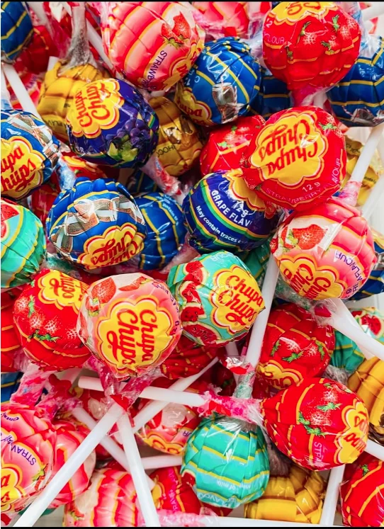 Chupa chups the best of assorted stick candies gluten free bag 120 count