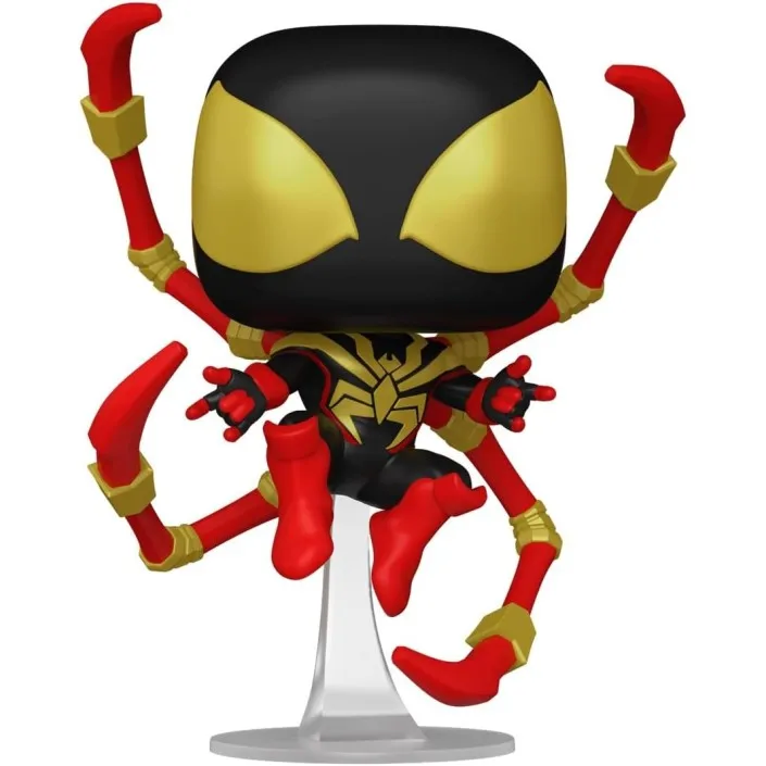 Funko Figura Pop! Marvel Miles Morales Iron Spider Modelo 1448 | 83753 - Original - Figuras Miniaturas Coleccionables Para Exhibición - Idea De Regalo - Mercancía Oficial - Juguetes Para Niños Y
