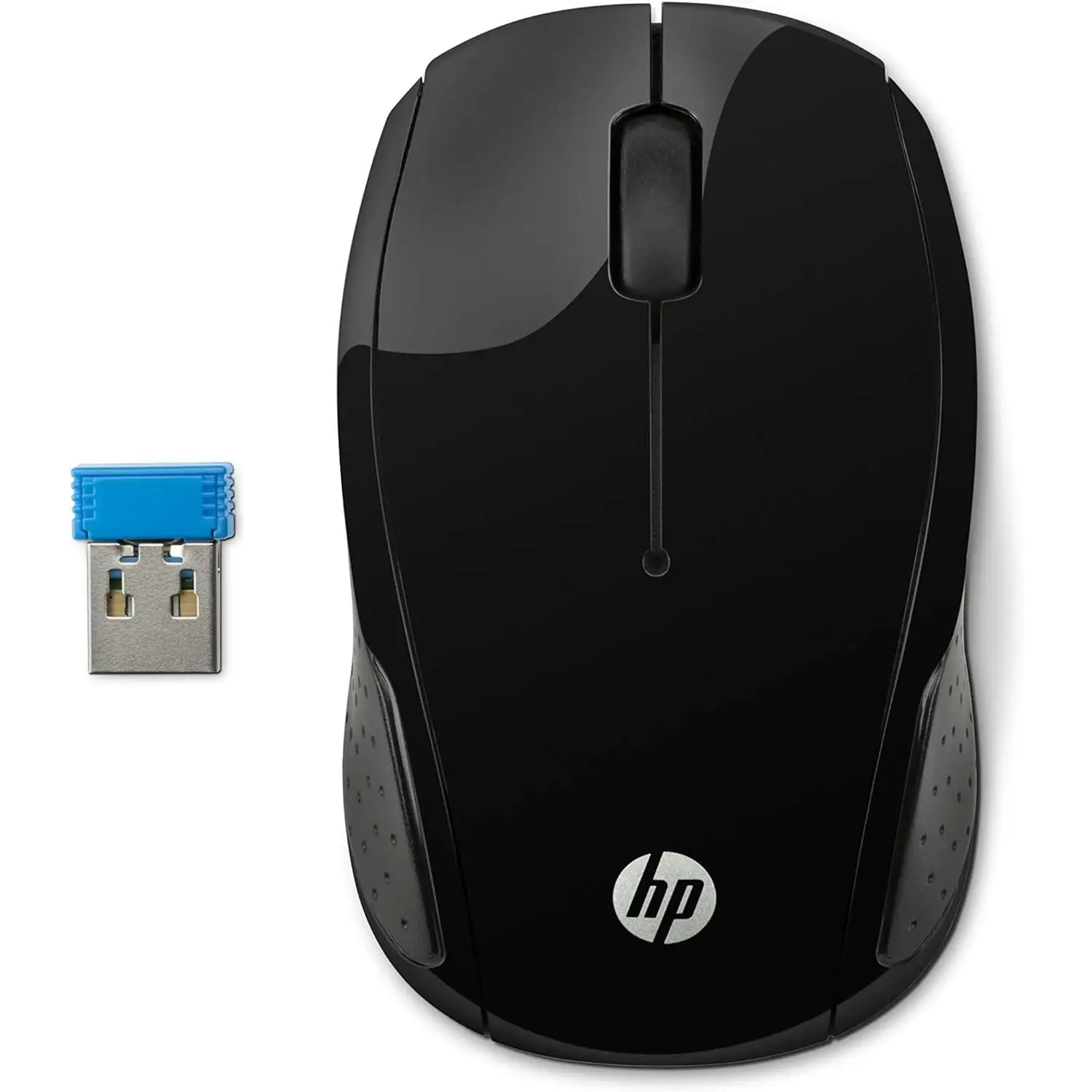 Ratón HP 200 inalámbrico 1000 DPI ambidiestro negro con receptor USB - Imagen 4