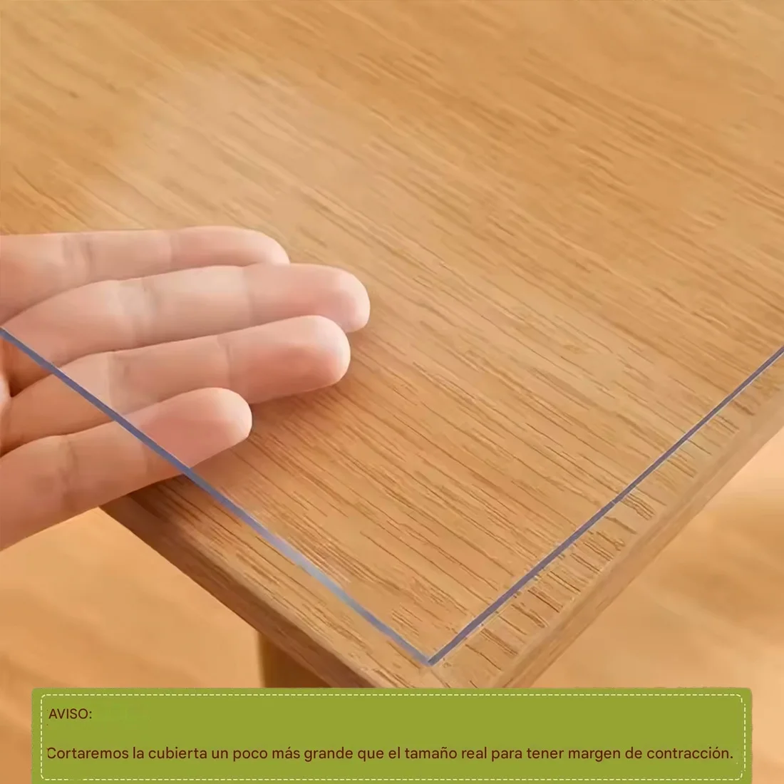 Transparent PVC Tablecloth PANDAHOME - Waterproof, Stain-Resistant, Durable Rectangular Table Protector for Home and Kitchen, Ideal for Parties and Easy Cleaning #6