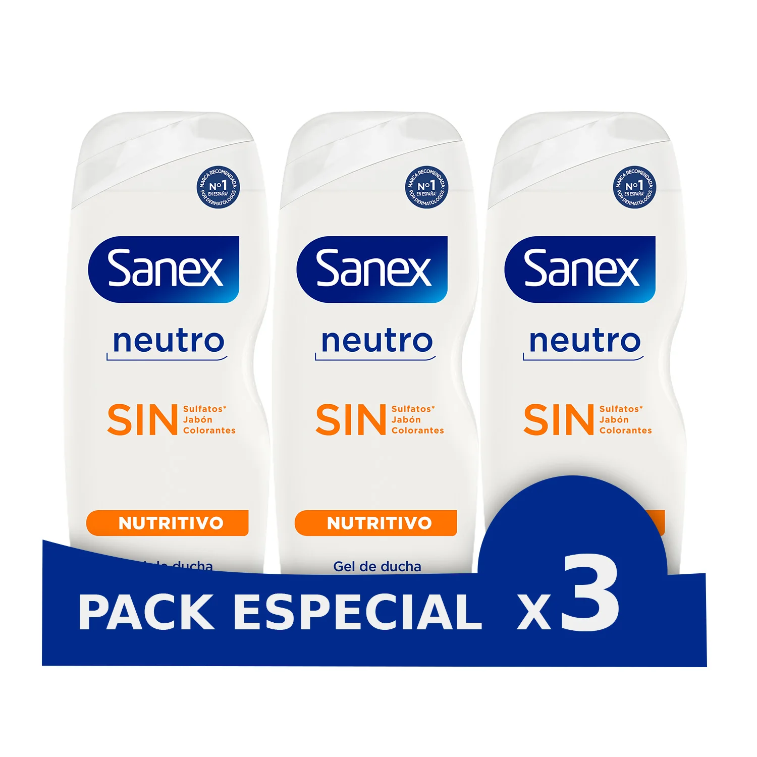 Gel de Ducha Sanex Neutro Nutritivo piel seca 600 ml