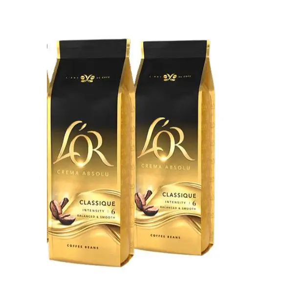 L'OR Espresso Classique Café en Grano Natural - Intensidad 6 | 2*500g total 1kg