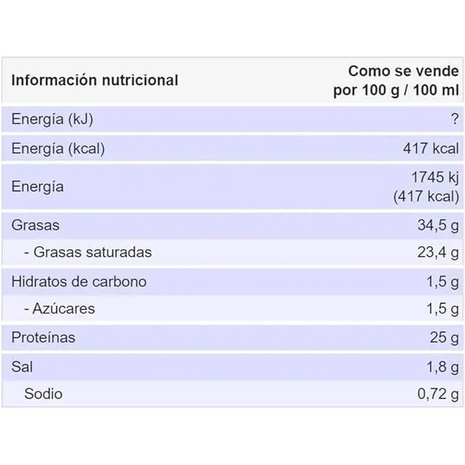 Garcia Baquero Semi Piece Cheese 930g Approx or Cured 830g Approx.