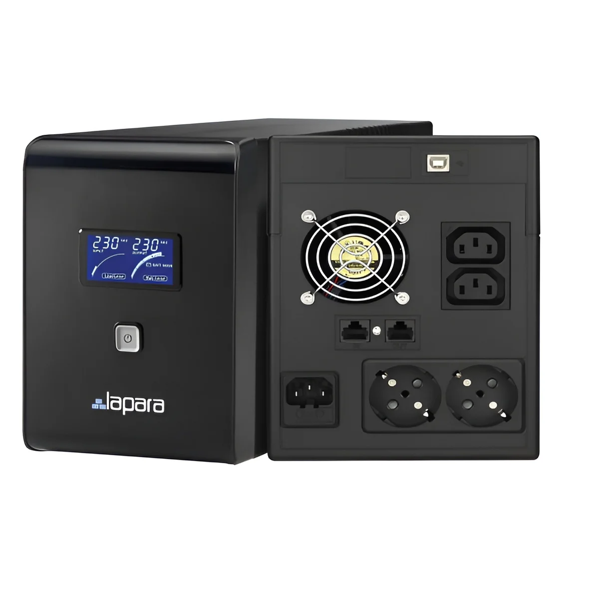 Sai UPS Interactivo Onda Sinusoidal Modificada con estabilizador de voltaje Lapara 1500 Va / 1050 W