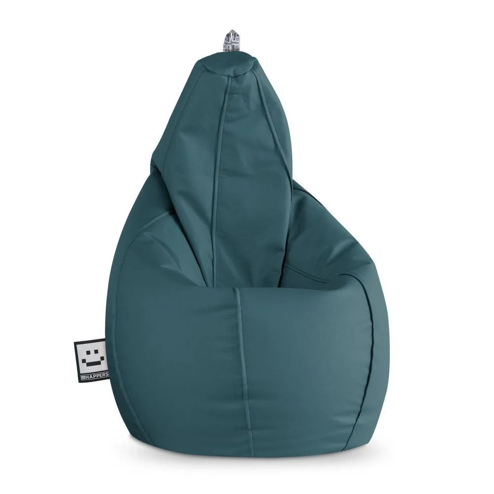 Puff Pera Polipiel Glaciar HAPPERS - Cómodo, ligero y resistente. Make it Happers®