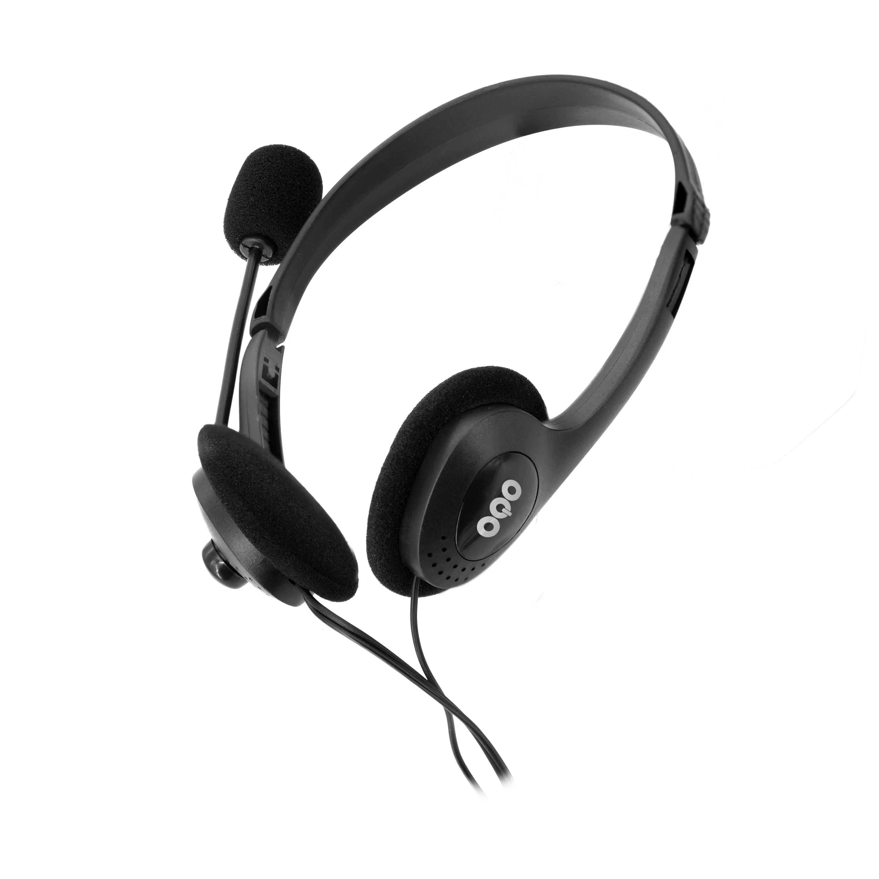 Negro Oqo Oqo-Au001-U Auricular Y Casco Auriculares Alámbrico Diadema Oficina/Centro De Llamadas